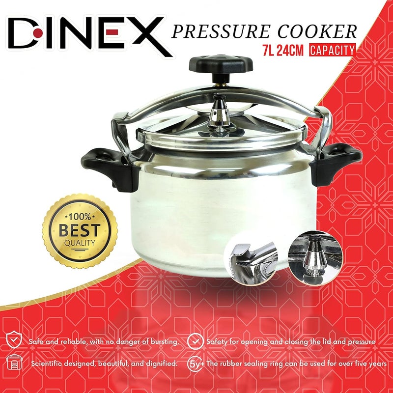 Dinex Aluminum Arabic Pressure Coker 7 L - Image 3