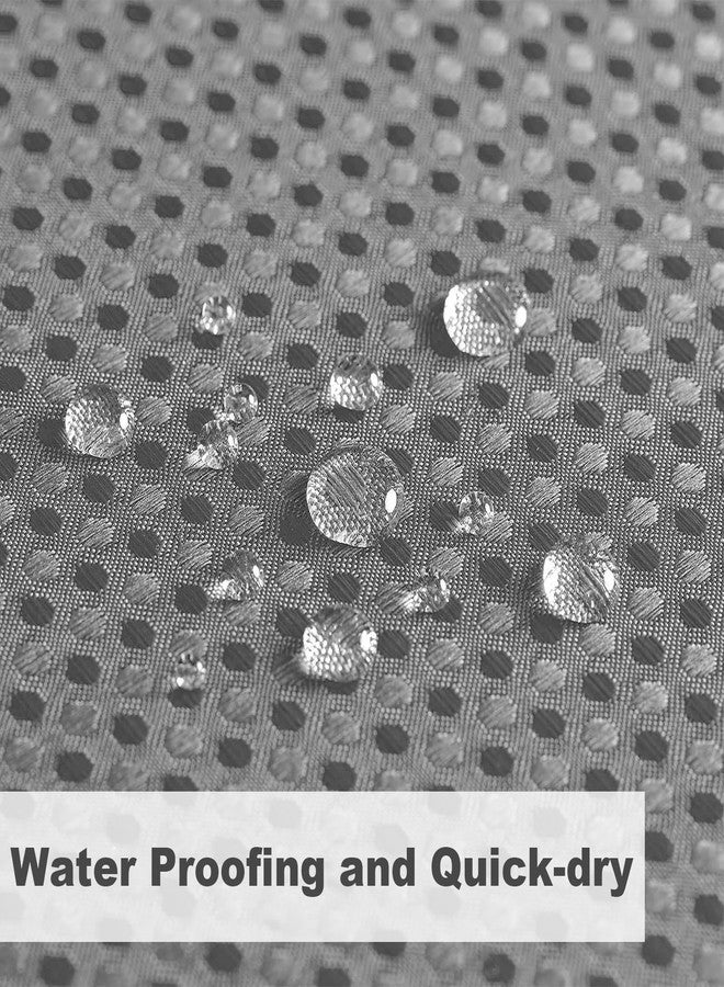 Final Friday Gray Shower Curtain Fabric, Waffle Shower Curtains for Bathroom, Hotel Luxury Cloth Bath Curtain Boho Bathroom Decor Set with Grommets Washable No Hooks 72 x 72 Inch - Image 4