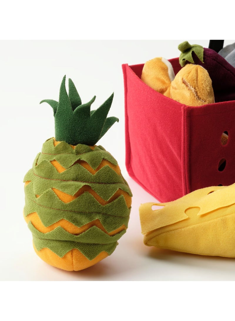 LATSAS Shopping Basket Set with 12 Food Toys - Image 4