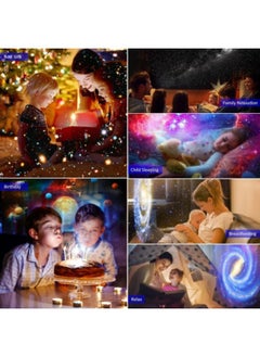 GGEROU 12 in 1 Planetarium Galaxy Projector,Star Projector Galaxy Light for Bedroom,12 Film Discs, HD Image, 360° Rotation 4K Galaxy Night Sky Light Projector  - Image 5