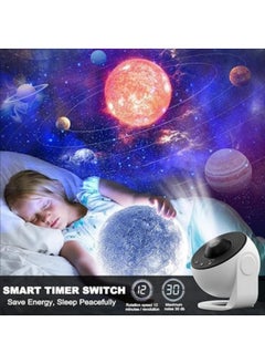 GGEROU 12 in 1 Planetarium Galaxy Projector,Star Projector Galaxy Light for Bedroom,12 Film Discs, HD Image, 360° Rotation 4K Galaxy Night Sky Light Projector  - Image 4