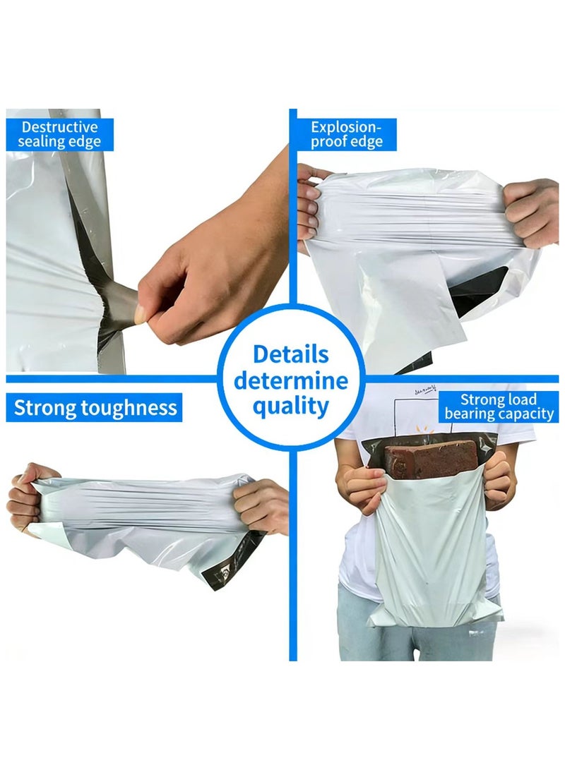 100PCS Poly Mailers 9.8x13.8Inch - Self Adhesive Shipping Bags - Strong Thick Mailing Bags for Clothing, Lightweight Shipping Envelopes, Waterproof and Tear-Proof Postal Bags - Image 5
