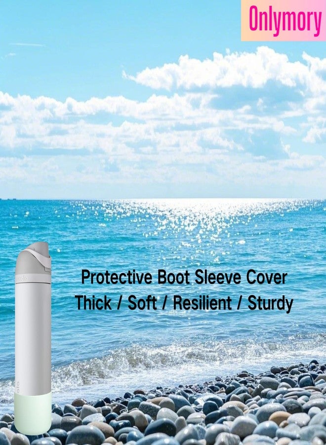 Onlymory Silicone Boot for Owala 24 OZ Water Bottle, Boots for Owala 24OZ Bottle, Protective Sleeve Accessories, Anti-Slip Bottom Protector Bumper (Mint Green, 24 OZ) - Image 3