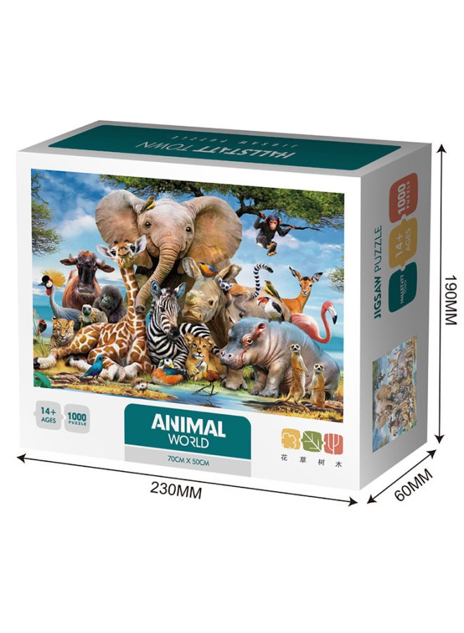 Hot Spot 1000 Pieces London Bridge Aurora With Luminous Paper Puzzle Decompression Puzzle Puzzle Toy-Color:6621 - Image 3