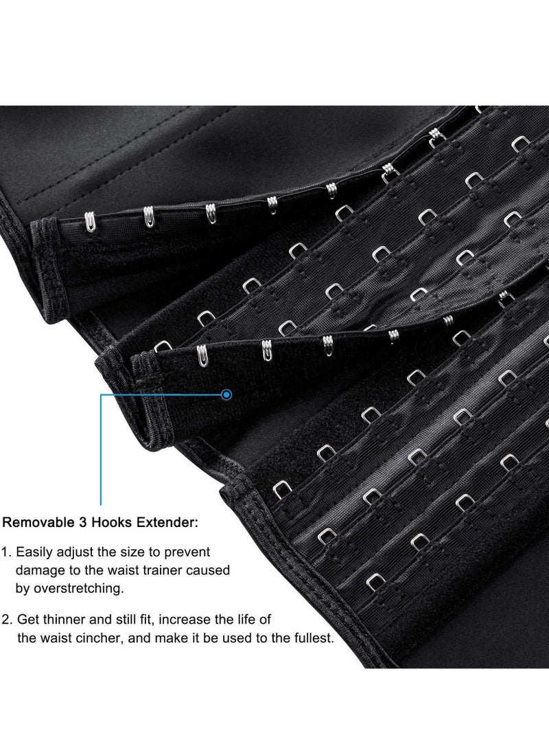 KASTWAVE Waist Trainer for Women Corset Cincher Body Shaper Girdle Trimmer with Steel Bones Extender Sport Girdle Waist Trainer Corsets Hourglass Body Shaper  - Image 3