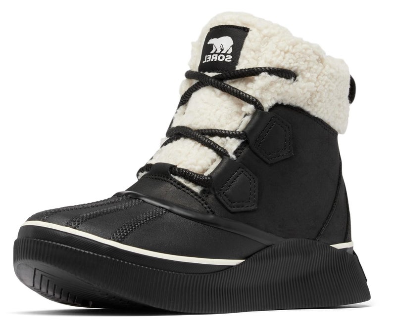 SOREL Women's Out N About lV Chillz Waterproof Boot - Black, Chalk - 8 - Image 1