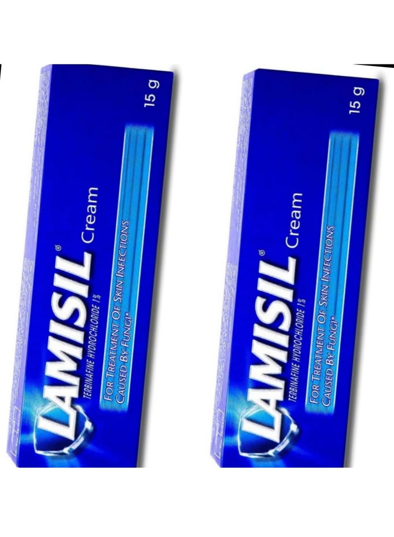 Lamisil 1% Cream 15 gm of 2 packs