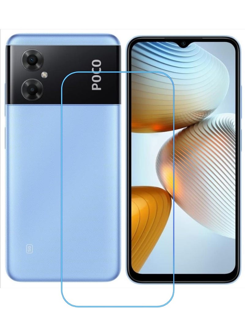 ACLIX Antistatic ESD Dustproof Premium Quality High Definition Clear Tempered Glass Screen Protector Designed For Xiaomi Poco M4 5G - Image 1