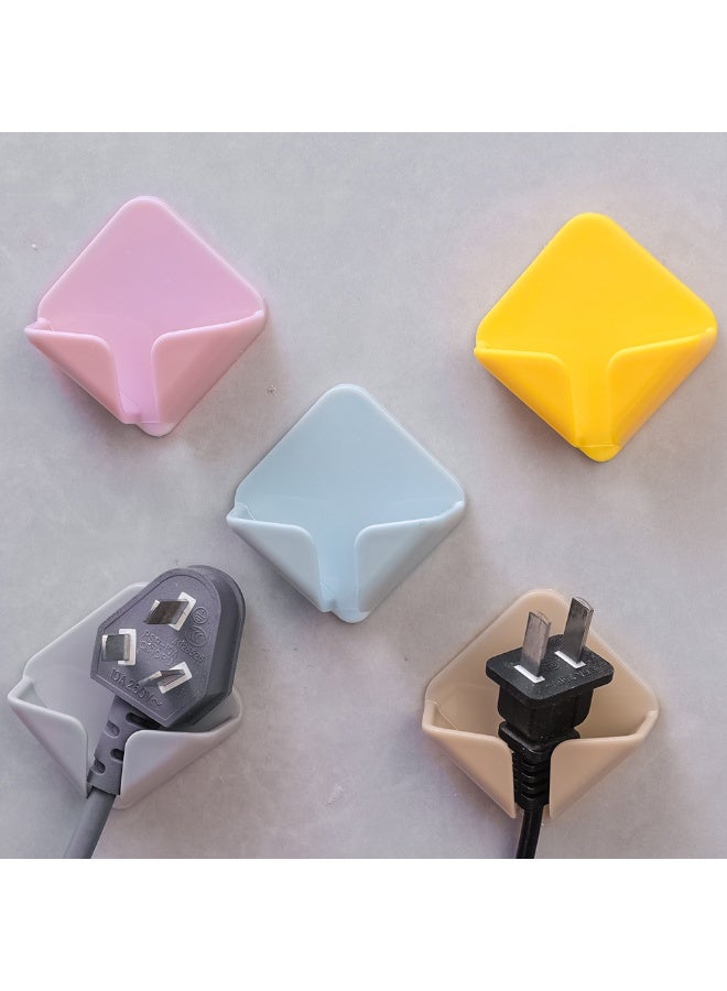 1-5Pcs/Pack Wall Storage Hook Punch-free Power Plug Socket Holder Kitchen Tool Hook Wall Adhesive Hanger Bathroom Storage Tool - Image 5