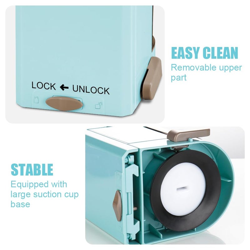 Maxceysen Vegetable Spiralizer 4in1 Rotating Blade Veggie Spiralizer Zucchini Noodle Maker with Strong Suction Cup Spiral Vegetable Cutter Slicer - Image 4