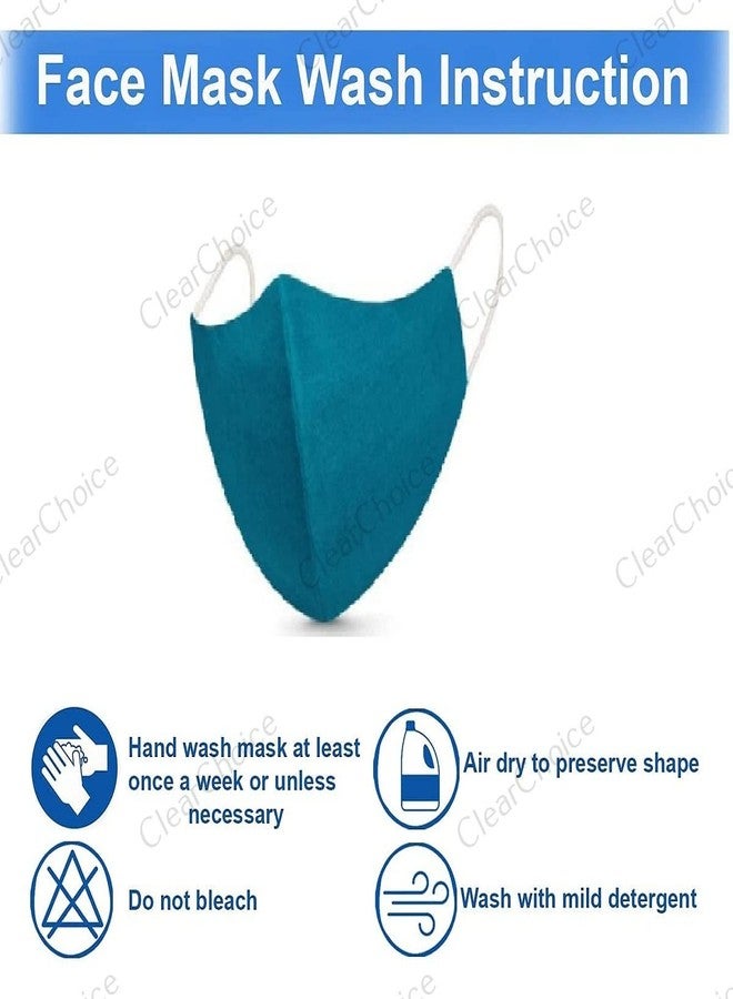 ClearChoice:- Soft Cloth Face Mask,Washable Unisex Face Cover Mask for Adult Men Women girls(Combo)(Multi color)(Pack of 6) - Image 5