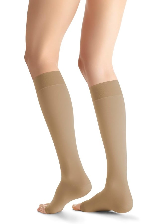 JOBST JOBST Opaque Open Toe Knee High 20-30 mmHg Compression Stockings  - Image 2