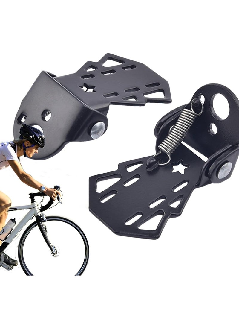 CMGTYYD Foot Pegs | Folding Pegs Non-Slip Bicycle Footrests Motorcycle Foot Pegs - 7.5cm Foot Rest Wear-resistant Pegs Frame Foot Pegs Rests Pedals For Mountain  - Image 1