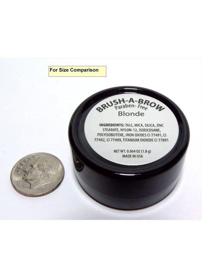 Pure Ziva ª Blonde Light Brown Eyebrow Powder Cake Powder, Paraben Free, No Animal Testing & Cruelty Free  - Image 3