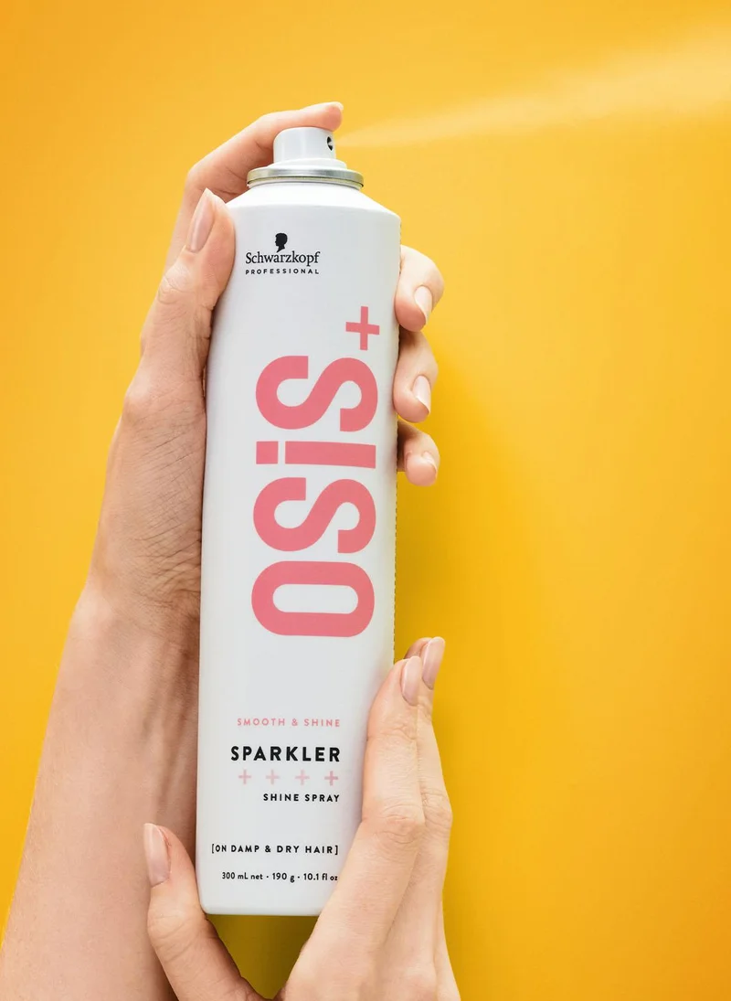 Schwarzkopf Professional Osis Sparkler Shine Spray - No Hold & Silicone Free - 300ml