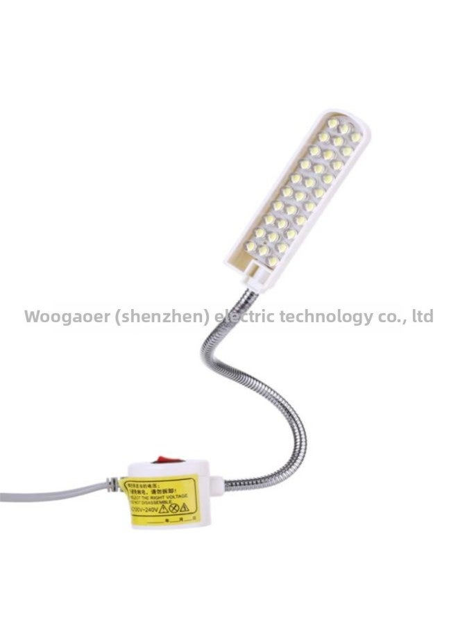 Popular Sewing Machine Led Light Work Light Car Clothing Light 30 Lights Two-color White And Purple Magnetic Lighting Machine Tool Clothing Car Light 