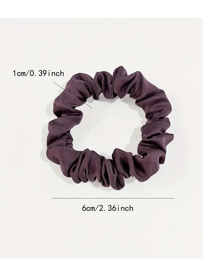 Ucanbe 10pcs Chic Pleated Hair Ties - Soft Elastic Hair Loops for Stylish Updos, Trendy Hair Styling Accessories for Women, Daily Wear, Hair Management and Organization - Image 2