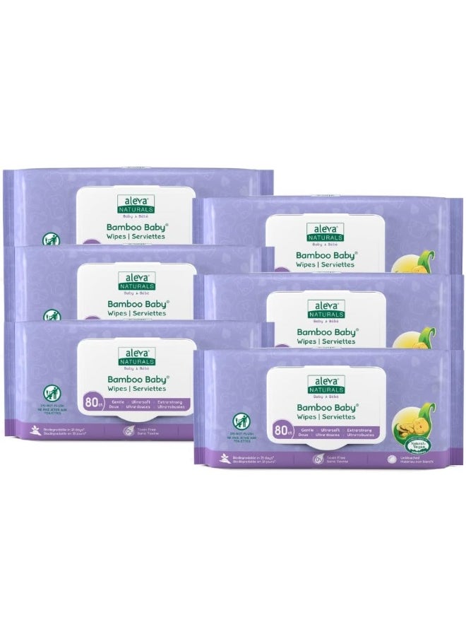 Aleva Naturals Aleva Naturals Bamboo Baby Wipes  - Image 1