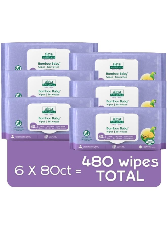 Aleva Naturals Aleva Naturals Bamboo Baby Wipes  - Image 2
