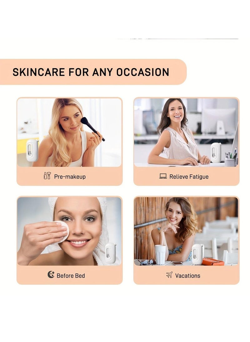 إيفرين ترطيب الوجه الجهاز، الترطيب العميق والامتصاص الفعال، رعاية الجلد لأي مناسبة وتلبية مختلف السوائل، الرعاية الشخصية ماكياج الجمال، نقل الهدايا لإعادة شحن النساء فوهة السيليكون - Image 5