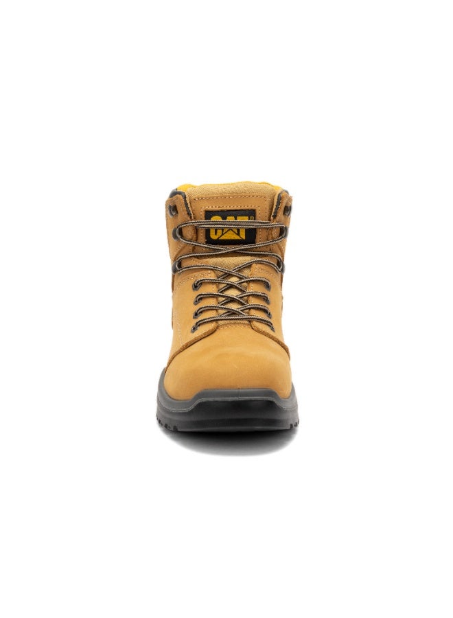CATERPILLAR حذاء أمان للرجال من CAT سترايفر - بني، مقاوم للماء، مقاوم للزيت، مقاوم للانزلاق SRC، حذاء عمل متين - Image 3
