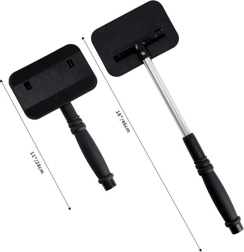 POLYTE Pivoting Windshield Cleaning Tool with Microfiber Covers - Image 3