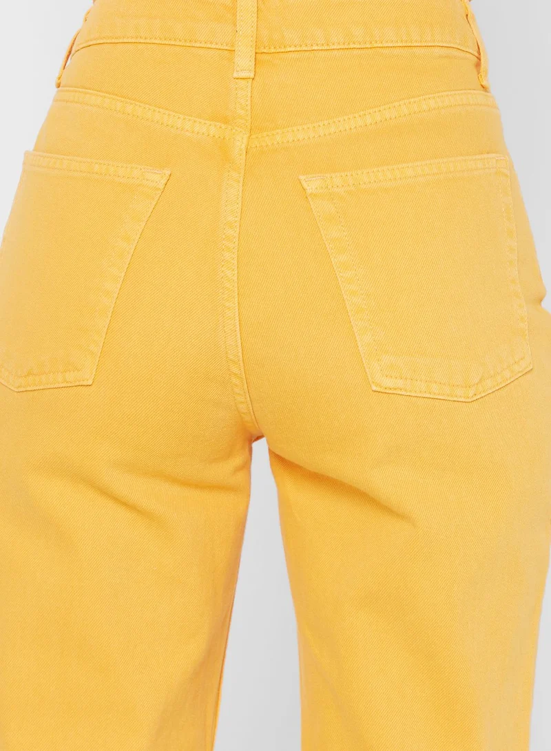 TOPSHOP High Waist Straight Jeans
