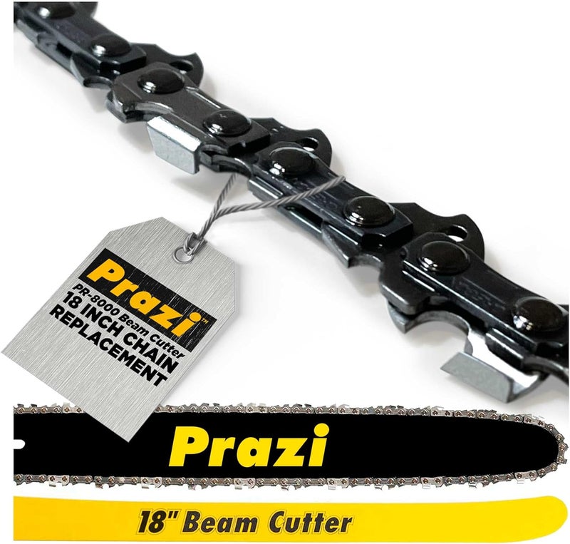 Prazi 18" Beam Cutter Chain - Replacement Chain for 18" Attachment, Circular Saw Accessories, Sharp & Versatile, USA-Based Small Business – Model P7017 - Image 3
