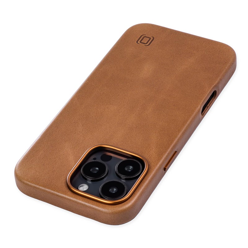 Dockem Genuine Leather Case for iPhone 16 Pro Max, Compatible with MagSafe (MSGL, Light Brown) - Image 4