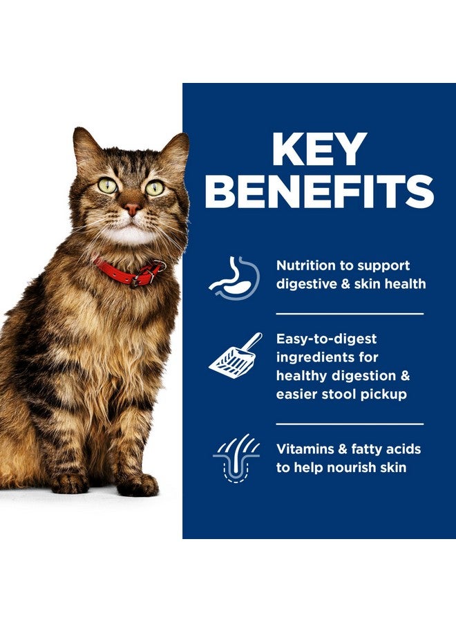 هيل طعام هيلز ساينس دايت للقطط الحساسة من عمر 1 إلى 6 سنوات، يدعم حساسية المعدة والجلد، طعام رطب للقطط، عبوة متنوعة: دجاج؛ تونة مفروم، عبوة متنوعة، 2.9 أونصة، علبة من 12 قطعة - Image 3