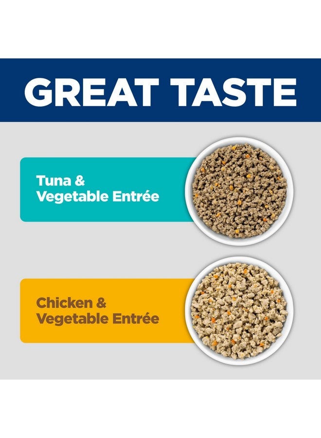 هيل طعام هيلز ساينس دايت للقطط الحساسة من عمر 1 إلى 6 سنوات، يدعم حساسية المعدة والجلد، طعام رطب للقطط، عبوة متنوعة: دجاج؛ تونة مفروم، عبوة متنوعة، 2.9 أونصة، علبة من 12 قطعة - Image 5