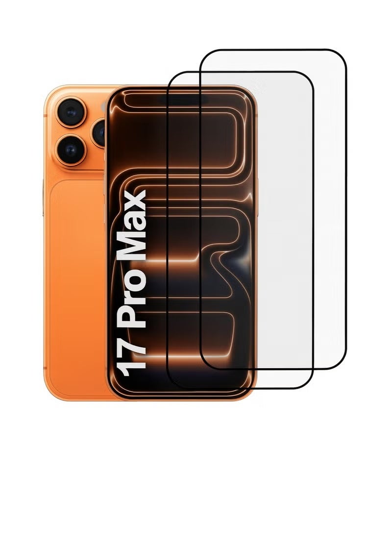 لانيكس اسكرينة LANEX HD Glass لهاتف iPhone 17 Pro Max مقاس 6.9 بوصة – حماية زجاجية فائقة الوضوح ضد الخدوش والصدمات - Image 1