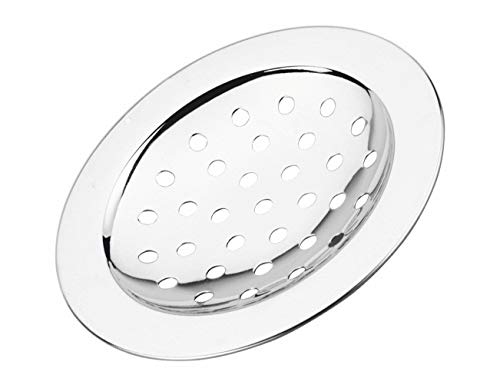 NEW WARE® 4 Inch Round Stainless Steel Bathroom Jali/Trap Floor Drain with Chrome Finish Water Drain Grating - Image 1