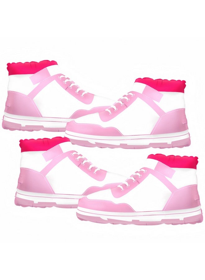 CYMYLAR Girl Basketball Sneaker Balloon Princess Shoes Mother's Day Birthday Foil Balloon Bridal Shower Tennis Sports Logo Decoration  - Image 1
