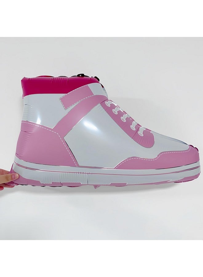 CYMYLAR Girl Basketball Sneaker Balloon Princess Shoes Mother's Day Birthday Foil Balloon Bridal Shower Tennis Sports Logo Decoration  - Image 3
