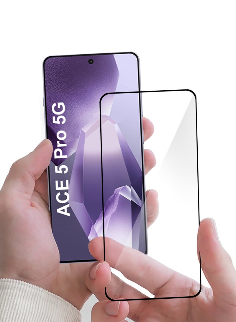 CATANES 2Packs Screen Protector for Oneplus ACE 5 Pro 5G, Tempered Glass , Full Glue, 9H Hardness, HD Clarity, No Bubble - Image 2