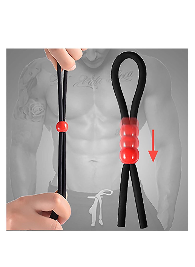 Y&D Adjustable Ring Set Basic Toys, Olefu Sturdiness Flexibility Ties for Man  - Image 2