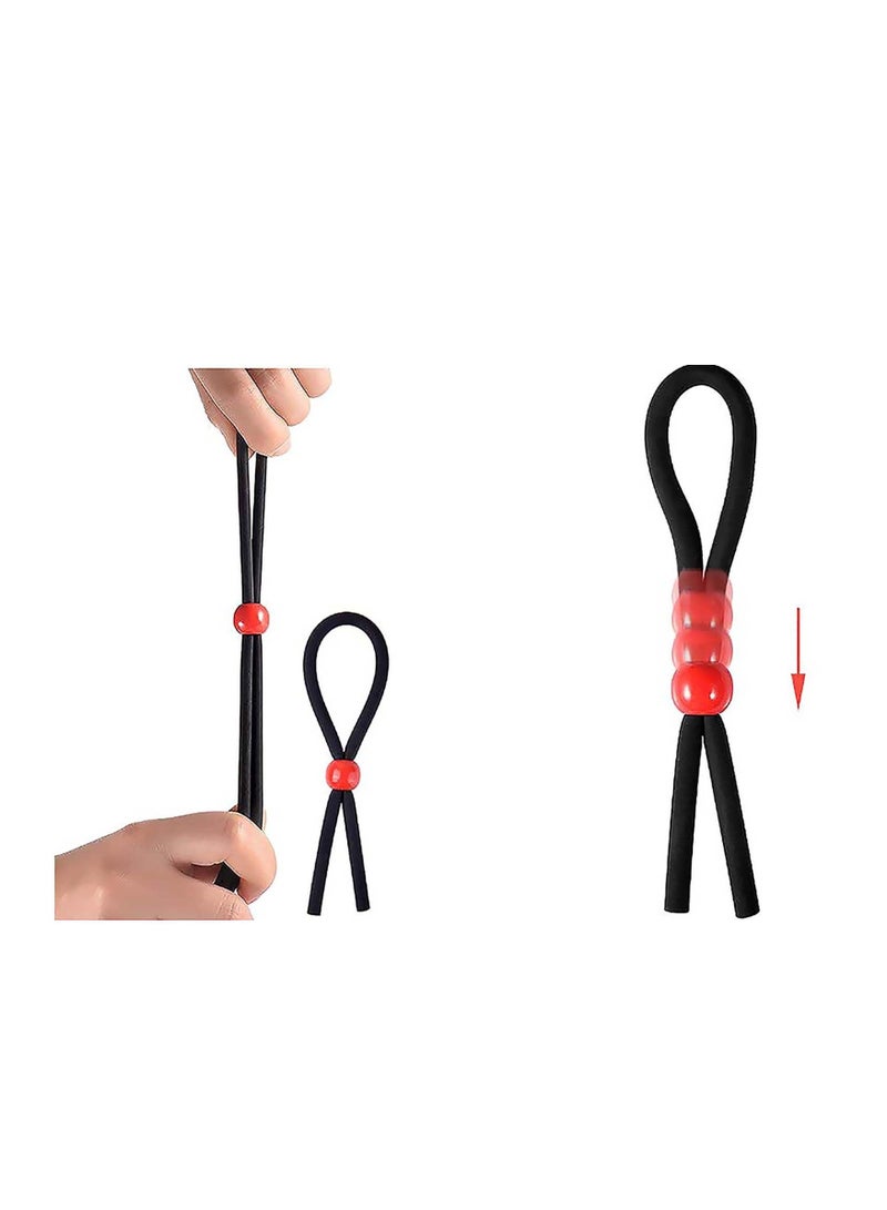 Y&D Adjustable Ring Set Basic Toys, Olefu Sturdiness Flexibility Ties for Man  - Image 4