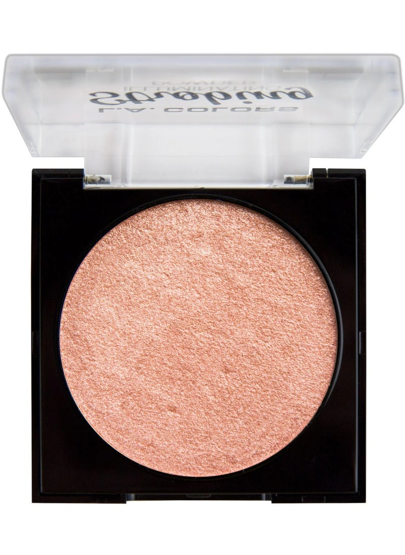 LA Colors L.A. Colors Strobing Illuminating Powder Velvety Baked Summer Sun 4.5g  - Image 2