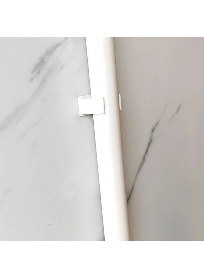 White PVC U Shaped Pipe Clamps 25mm Size for 20 25 32mm Inner Diameter Water Pipes - Image 5