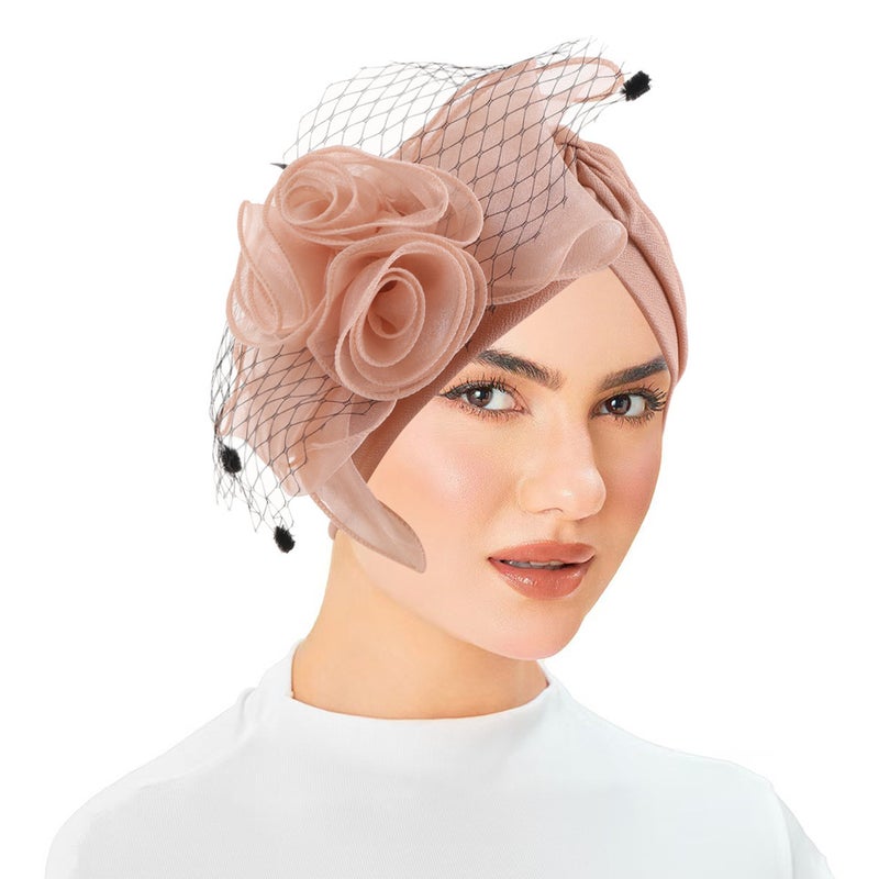 Women Fashion Floral Cap Spring Summer Breathable Cotton Bucket Hat - Image 1