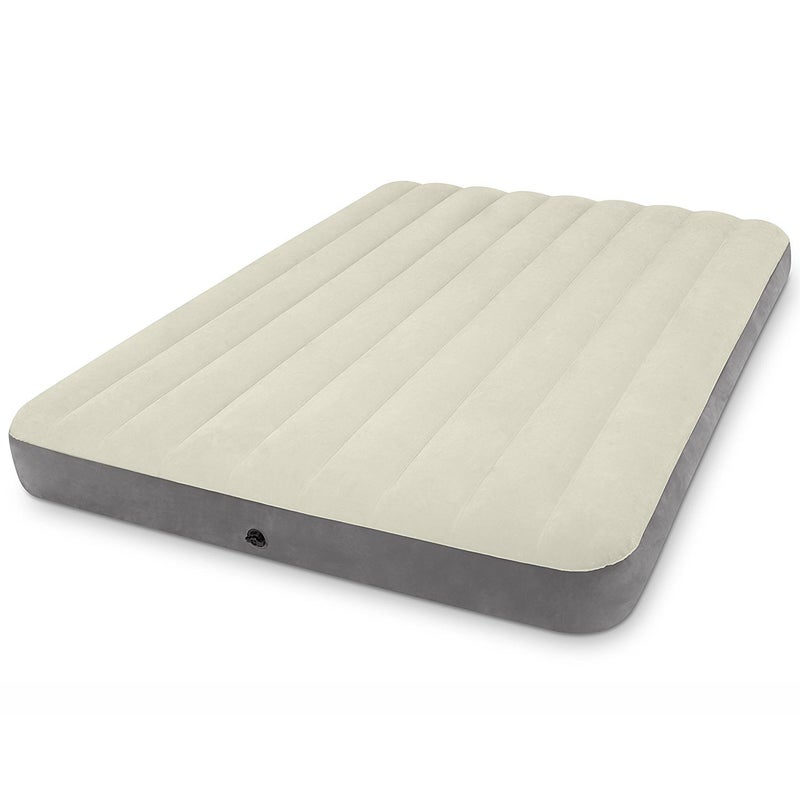 Intex Polyvinyl Chloride (PVC) Dura-Beam Standard Series Deluxe Single High Airbed, Queen Size, Grey - Image 3