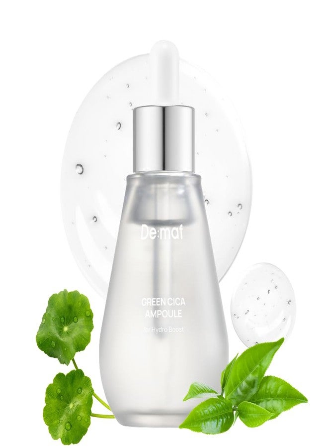 DE:MAF Green Cica Ampoule with 72% Green Tea, Cica & 8-Layer Hyaluronic Acid | Soothing & Sebum Control Pore Serum for Blackheads and Enlarged Pores | For Oily & Combination Skin (1.7 fl oz) - Image 1