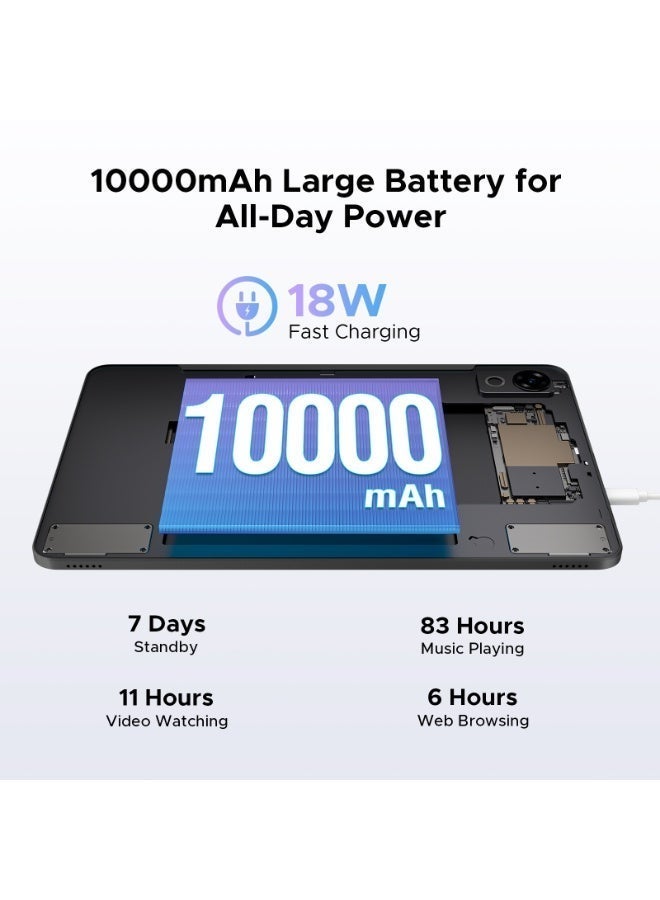 دوجي أجهزة P12 اللوحية: جهاز لوحي يعمل بنظام أندرويد 16، بشاشة 12 بوصة بدقة 2.4K ومعدل تحديث 120 هرتز، مزود بتقنية Gemini AI، سعة تخزين 48 جيجابايت + 128 جيجابايت/2 تيرابايت، معالج Unisoc T7280 ثماني النوى، بطارية بسعة 10,000 مللي أمبير في الساعة، كاميرات بدقة 13 ميجابكسل + 8 ميجابكسل، تقنية Face ID - Image 2
