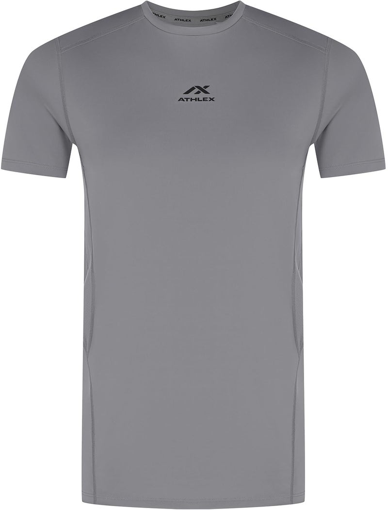 Athlex Men's 4-Pack FLEX PRO Compression Training T-Shirts – ATCOMPRESSION Tech, Quick-Dry, Anti-Odor, Mesh Panels & Athletic Fit - Image 5