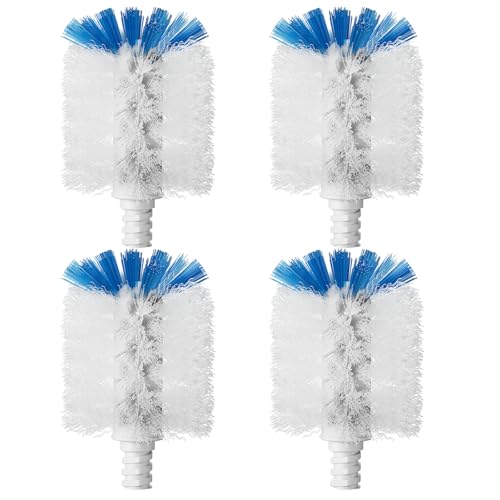 RIMAY Bottle Brush Refills for OXO Stainless Steel Bottle Brush Only, 4 Pack Bottle Brush Replacement Head for Clean Water Bottle, Baby Bottle, Glasswares, Mugs - Image 1
