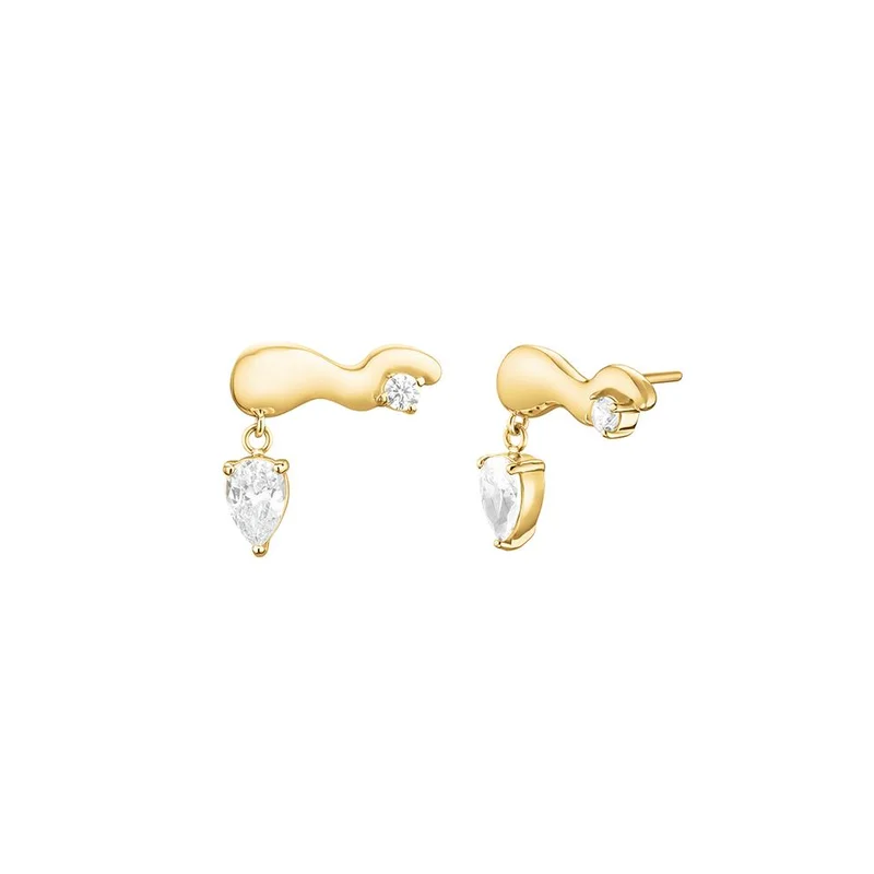 RoseField Rosefield Mix Wave Stud Gold - JEWSG-J1300