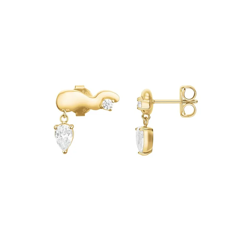 RoseField Rosefield Mix Wave Stud Gold - JEWSG-J1300