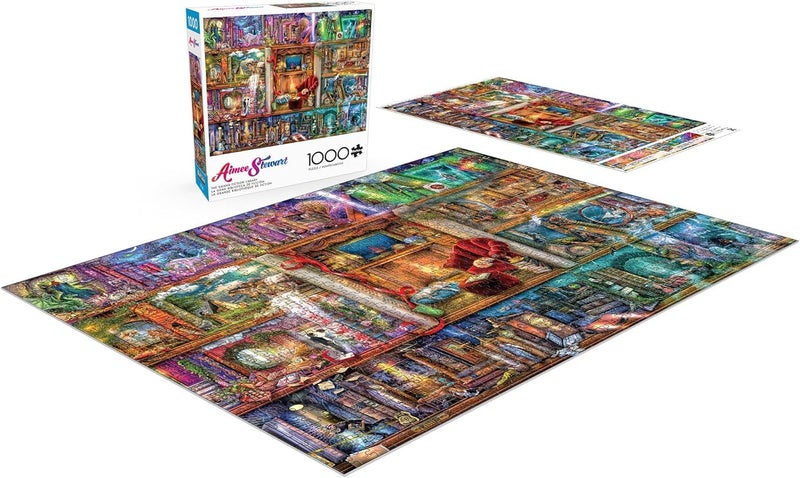 Buffalo Games - Aimee Stewart - The Grand Fiction Library - 1000 Piece Jigsaw Puzzle for Adults -Challenging Puzzle Perfect for Game Nights - Finished Size is 26.75 x 19.75 - Image 4