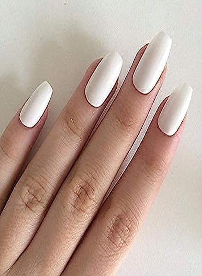 BRIKSHI Artificial Nails Set With Glue Acrylic fake False Nails Set Of 100 Pcs and Artificial Nail Reusable PO1 - Image 1
